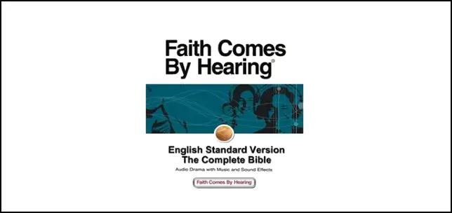 ESV Audio Bible cover with border